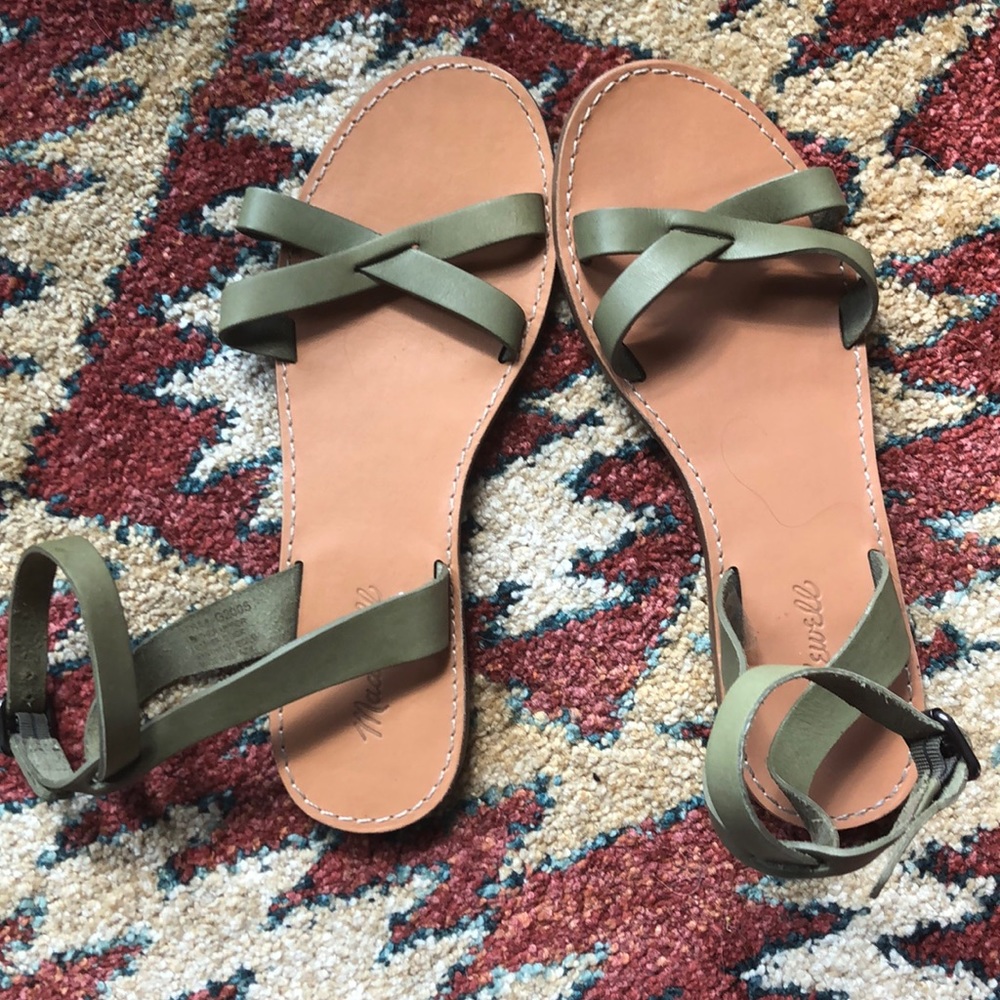 Madewell ankle strap sandals